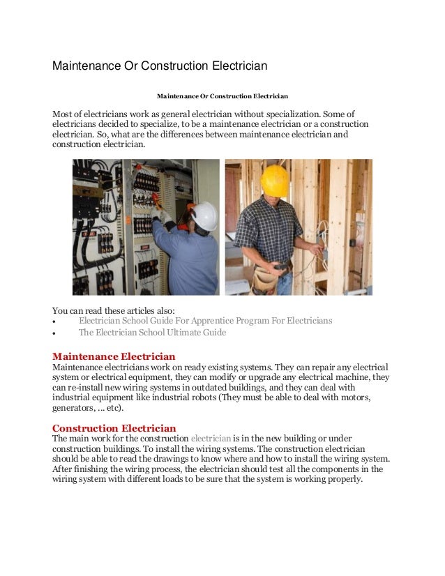 construction electrician