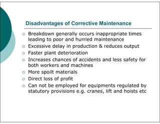 Improper Maintenance Examples Basic Maintenance and spare part management system.pdf