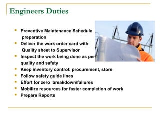 Task Preparation Maintenance Maintenance planning systems.ppt for engineers | PPT