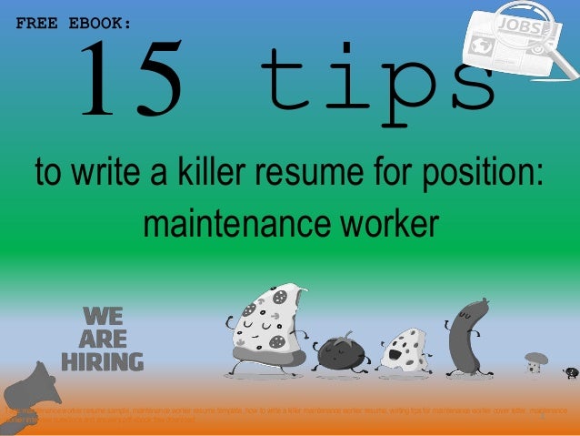 maintenance worker resume sample pdf ebook maintenance worker resume samples