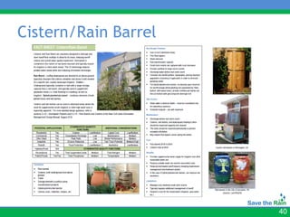 Cistern/Rain Barrel




                      40
 