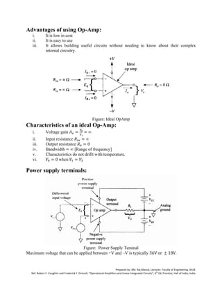 Operational Amplifier + Active Filters | PDF