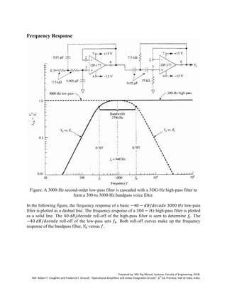 Operational Amplifier + Active Filters | PDF