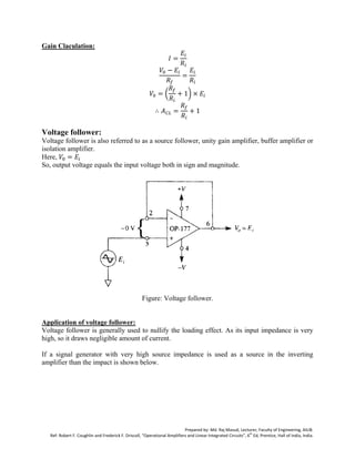Operational Amplifier + Active Filters | PDF