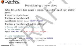 Orchestrating MySQL with Python and Docker | PPT