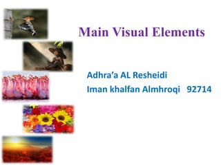 Main visual elements