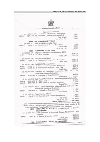 DIÁRIO OFICIAL EDIÇÃO Nº 857 DE 01 A 15 DE MAIO DE 2010
 