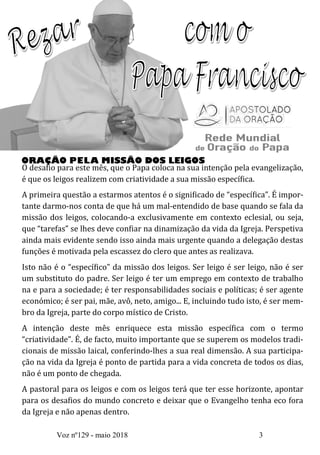 -
- -
-
-
ORAÇÃO PELA MISSÃO DOS LEIGOS
 