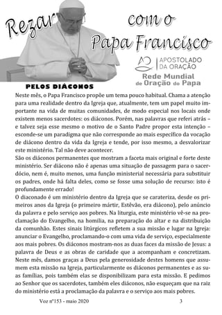 -
–
–
-
-
-
-
PELOS DIÁCONOS
 