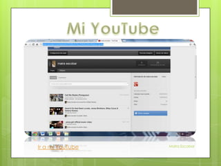 Ir a mi YouTube   Maira Escobar
 
