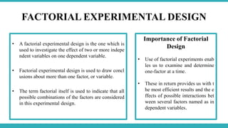 Experimental Design | PPT