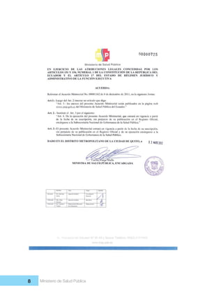 8 Ministerio de Salud Pública
 