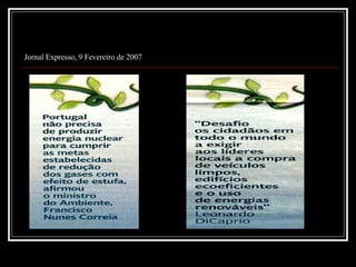 Jornal Expresso, 9 Fevereiro de 2007 