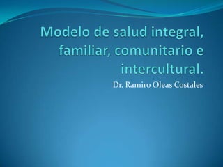 Dr. Ramiro Oleas Costales
 