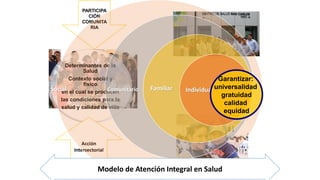 MODELO DE ATENCION INTEGRAL EN SALUD DEL SISTEMA NACIONAL SANITARIO | PDF