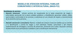MODELO DE ATENCION INTEGRAL EN SALUD DEL SISTEMA NACIONAL SANITARIO | PDF