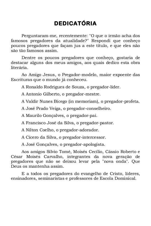 Mais erros que os pregadores devem evitar ciro sanches zibordi