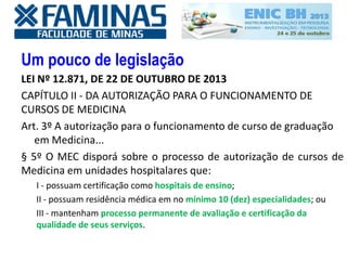 Um pouco de legislação:
Foi criado algo que já existe no Brasil: RMMFC (SBMFC)
- A MFC foi criada na década de 80 com o no...