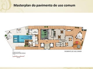 Masterplan do pavimento de uso comum
 