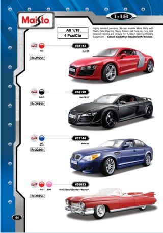 Maisto catalogue 2015