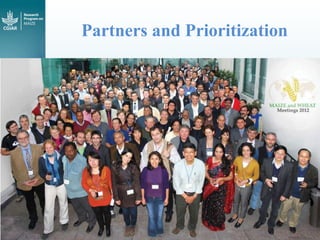 Maize - Presentation for Discussion with Donors and Partners - June 2013