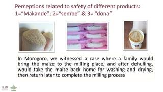 Food safety in Tanzania: Lessons from maize and dairy supply chains and policy recommendations