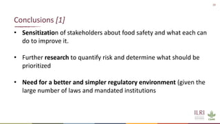 Food safety in Tanzania: Lessons from maize and dairy supply chains and policy recommendations