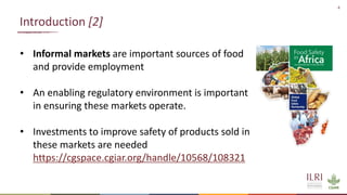 Food safety in Tanzania: Lessons from maize and dairy supply chains and policy recommendations