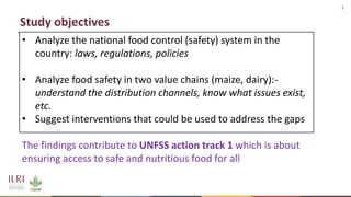 Food safety in Tanzania: Lessons from maize and dairy supply chains and policy recommendations