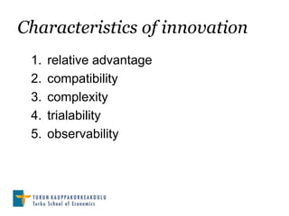 Diffusion of Innovations (Rogers) | PPTX