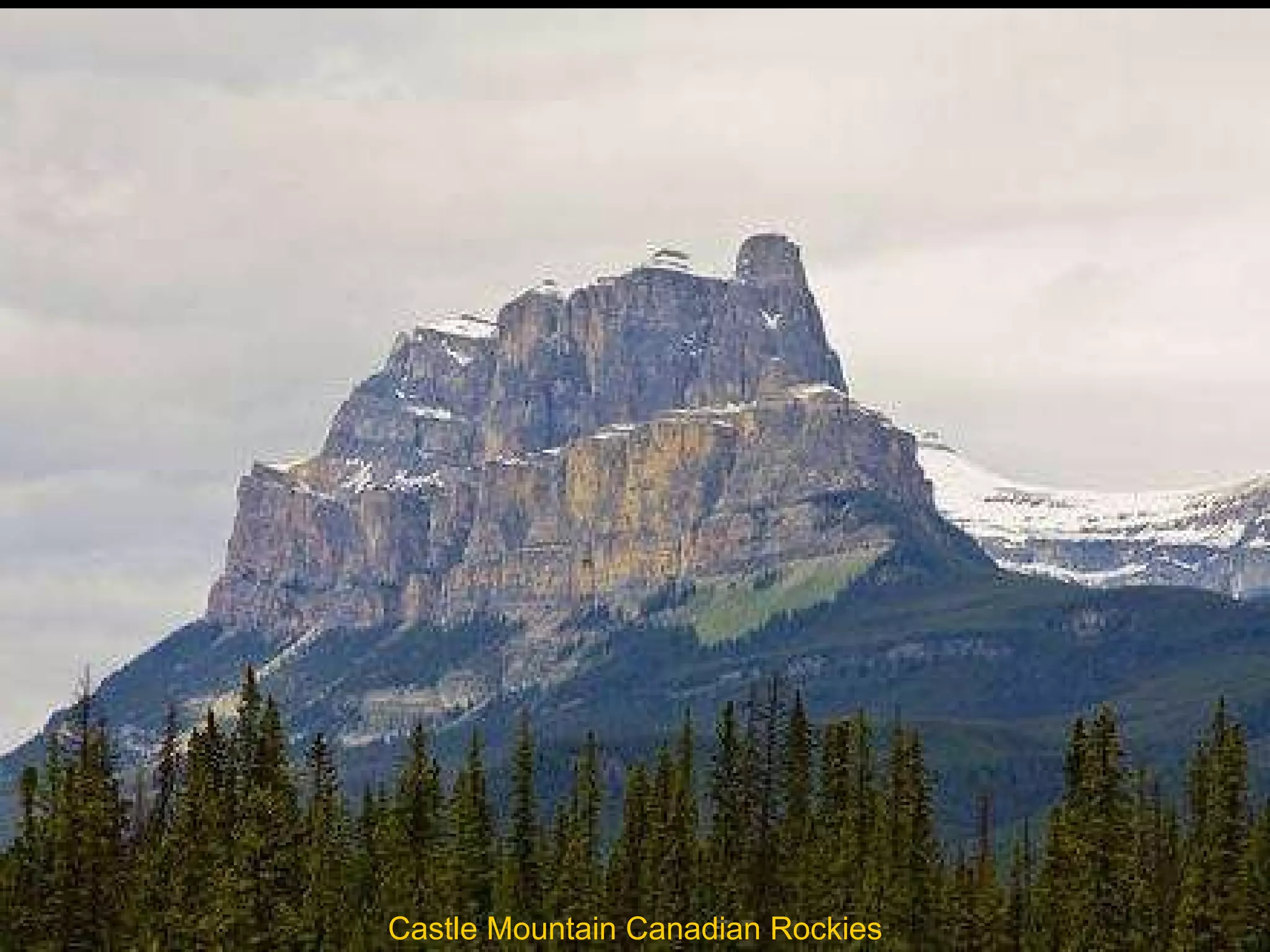 Castle Mountain Canadian Rockies 