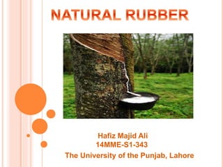 Hafiz Majid Ali
14MME-S1-343
The University of the Punjab, Lahore
 