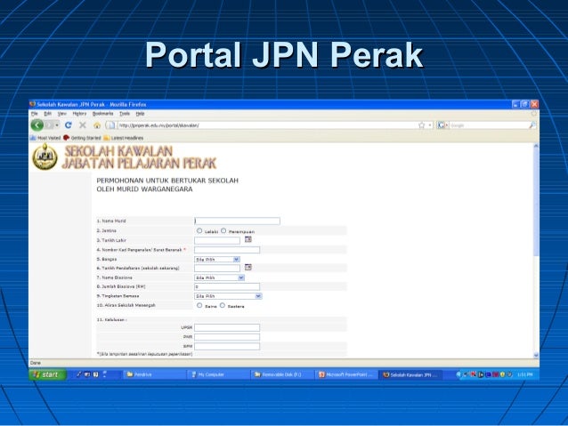 portal jabatan pelajaran perak