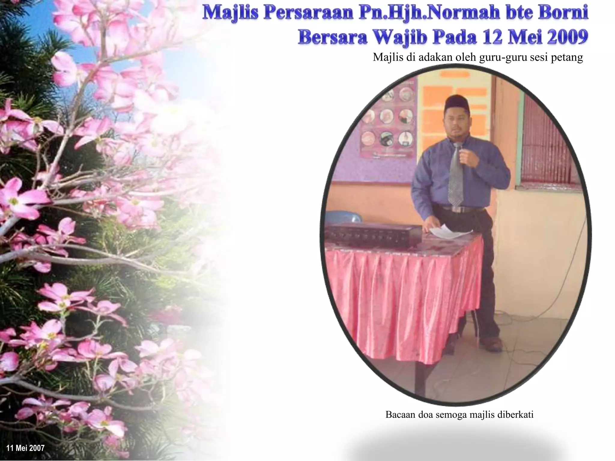 Majlis Persaraan Pn.Hjh.Normah bersama guru-guru Sesi Petang