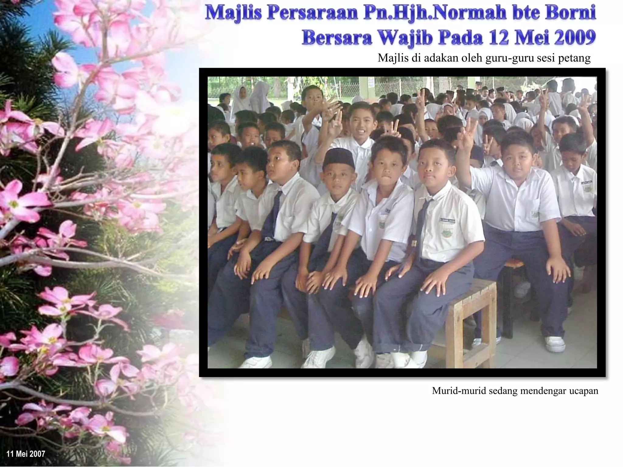 Majlis Persaraan Pn.Hjh.Normah bersama guru-guru Sesi Petang