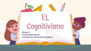 EL
Cognitivismo
Grupo 4:
Carillo Mejía, Noreli
Julca Olivera, María de los angeles
 