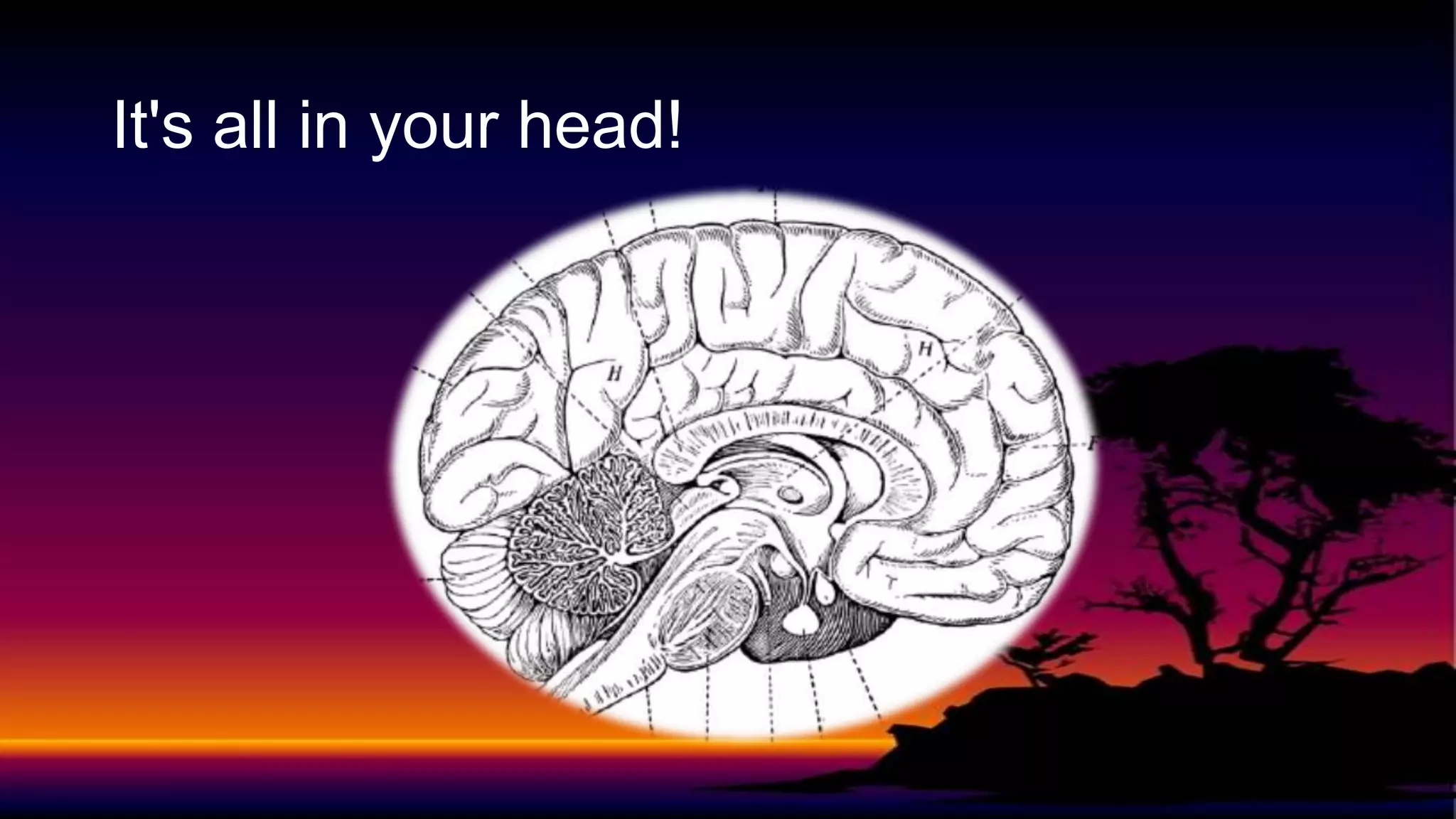 It's all in your head!

 