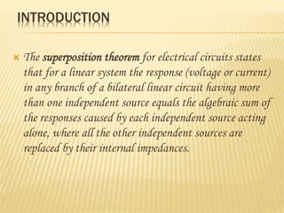 superposition theorem | PPTX