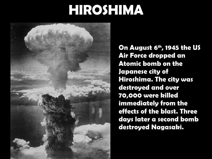 Date of hiroshima