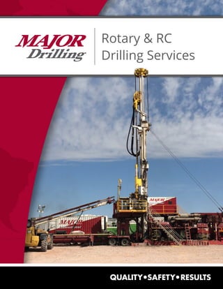 Rotary & RC
Drilling Services
QUALITY•SAFETY•RESULTS
 