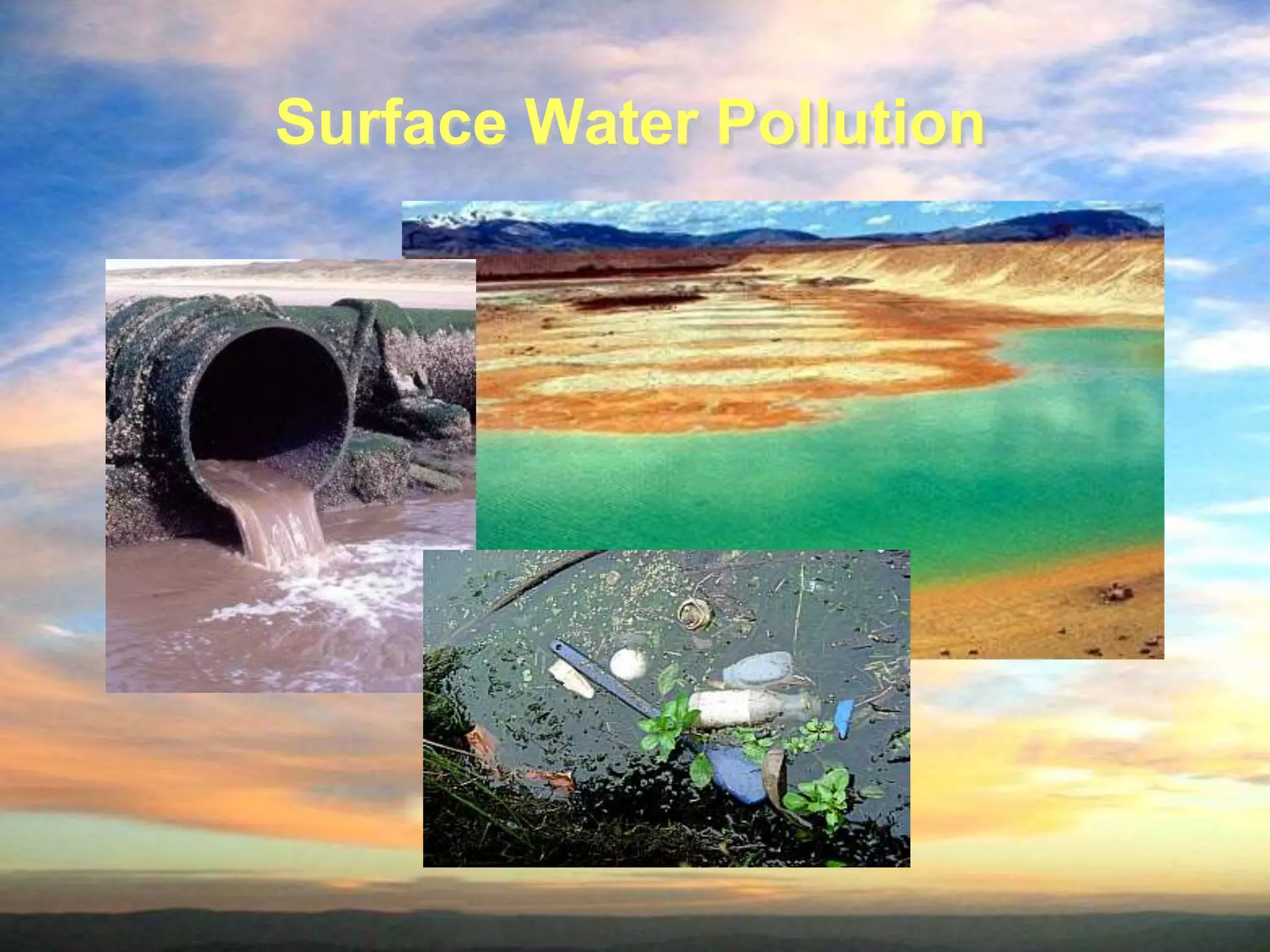 Surface Water Pollution