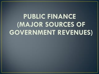 The Major Functions Of Government | PDF