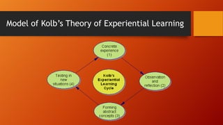 Model of Kolb’s Theory of Experiential Learning
 