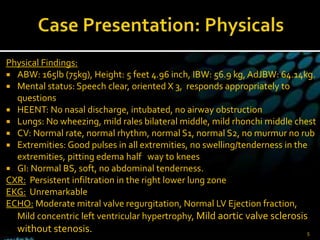 Persistent Rales Major Case Presentation Final Version | PPTX