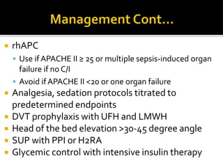 Systemic Infection- Any etiology