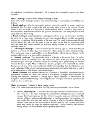 Major Challenges and Problems of Rural Entrepreneurship in India.pdf