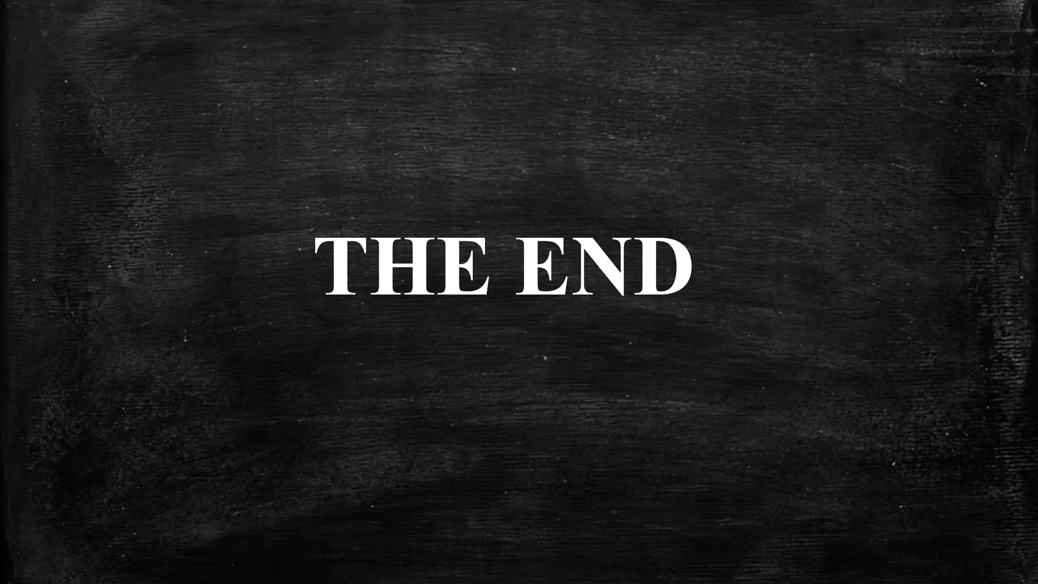 THE END