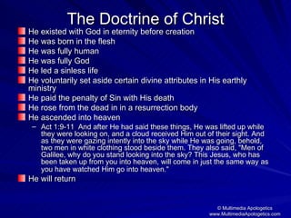 Major Doctrines Of Christianity | PPT