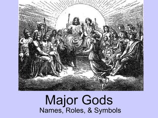 Major Gods
Names, Roles, & Symbols
 