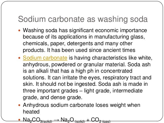 Major Industrial Applications Of Sodium Carbonate